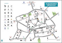 map of aix en provence city centre Maps Aix En Provence Tourist Office map of aix en provence city centre