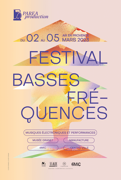 2023 Affiche - Festival Basse Fréquence Aix-en-Provence