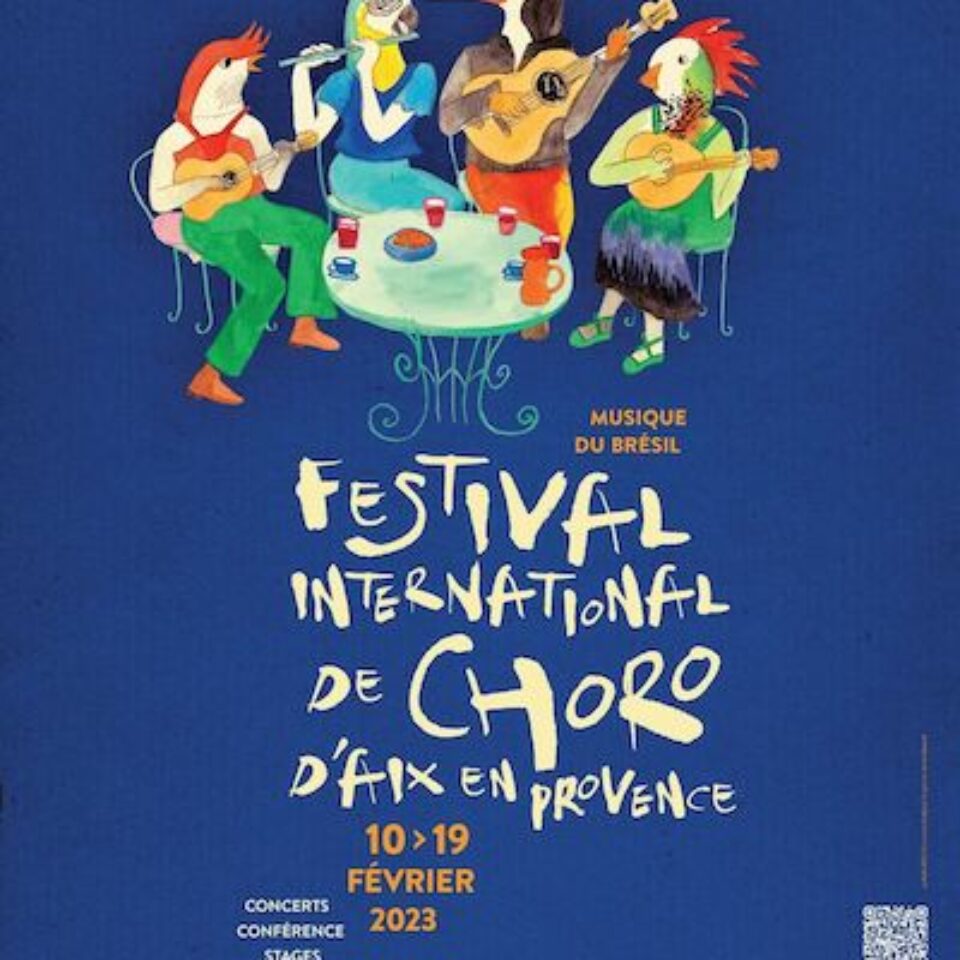 Affiche 2023 - Festival International de Choro d'Aix-en-Provence
