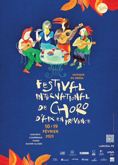 Affiche 2023 - Festival International de Choro d'Aix-en-Provence