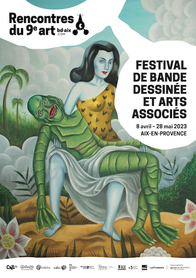 Affiche Festival BD Aix-en-Provence 2023