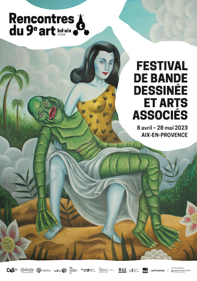 Affiche Festival BD Aix-en-Provence 2023 Affiche Festival BD Aix-en-Provence 2023
