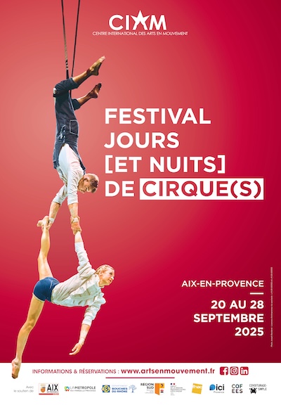 2025 - Affiche - Festival Jours et Nuits de Cirques Aix-en-Provence