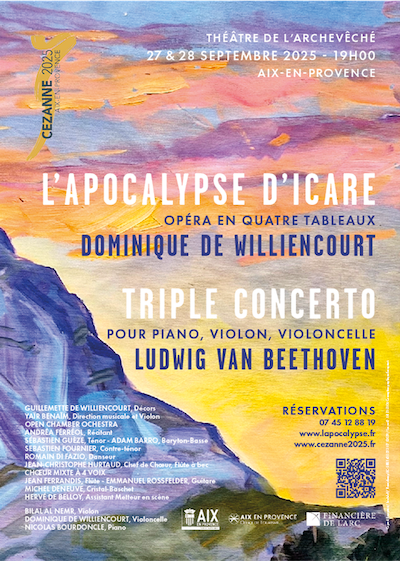 2025 - Affiche - L'Apocalypse d'Icare Aix-en-Provence