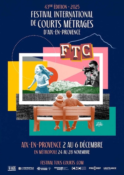 2025 - Affiche - Tous Courts Festival international de courts métrages Aix-en-Provence