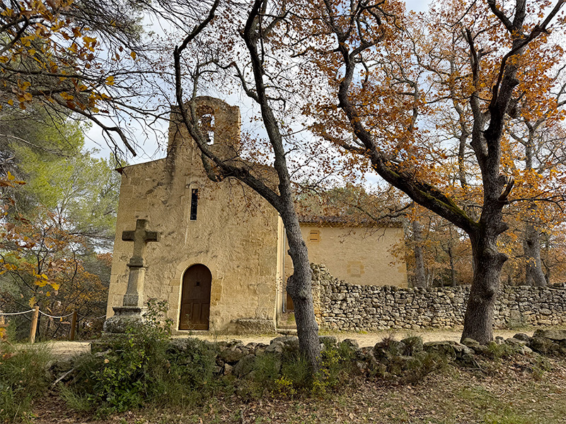 Randonnée à Rognes, sentier vigneron : Boucle de la Chapelle.