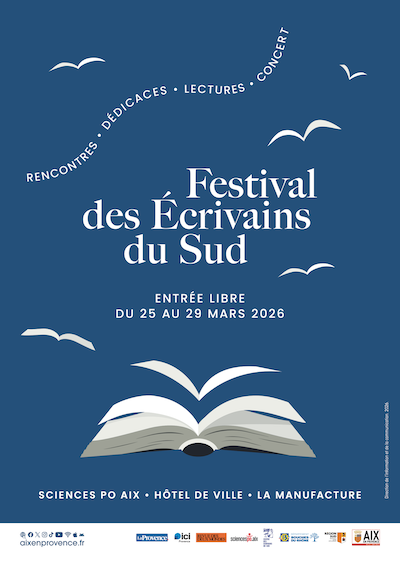 2026 - Affiche - Festival des Ecrivains du Sud Aix-en-Provence
