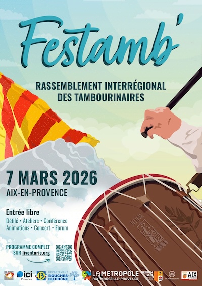 2026 - Affiche - Festival du Tambourin Aix-en-Provence