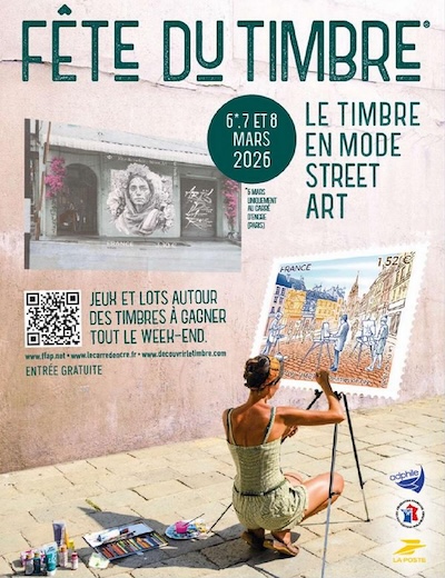 2026 - Affiche - Fête du Timbre Aix-en-Provence