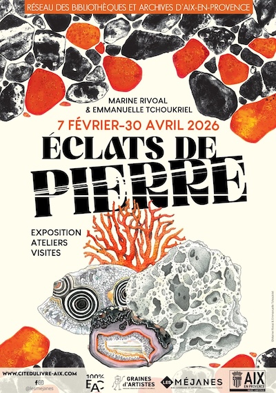 2026 - Affiche - exposition Eclats de PierreAix-en-Provence