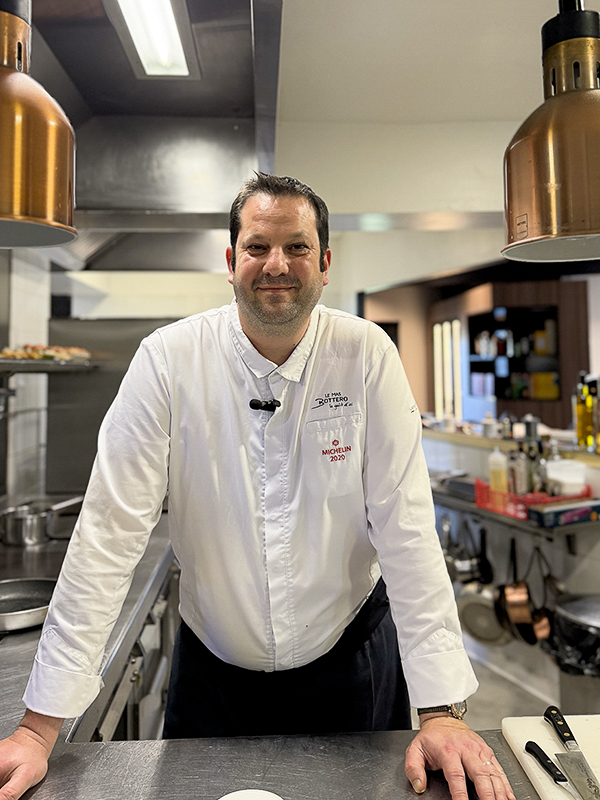 Nicolas Bottero chef du Mas Bottero à Saint Cannat