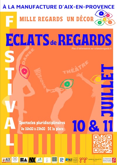 2026 - affiche - Festival Eclats de Regards - Aix-en-Provence