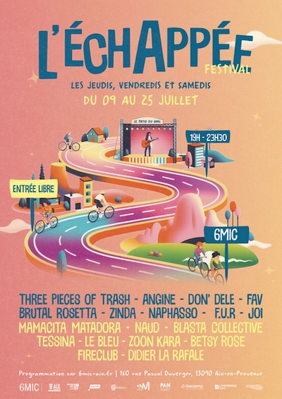 2026 - affiche - Festival L'échappée Aix-en-Provence
