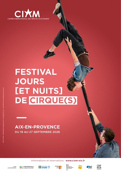 2026 - Affiche - Festival Jours et Nuits de Cirques Aix-en-Provence