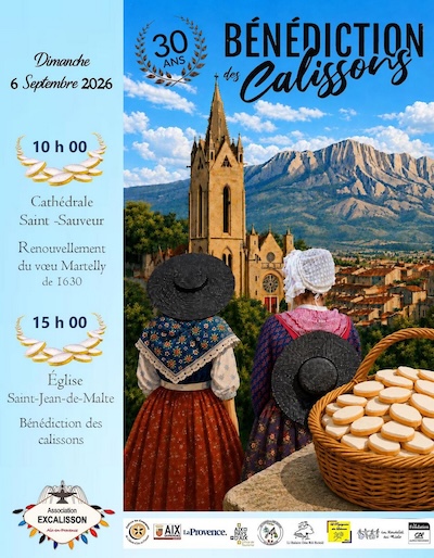 2026 - Affiiche - Bénédiction des Calissons Aix-en-Provence