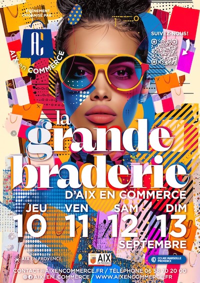 2026 - Visuel - La grande braderie automne d'Aix-en-Provence