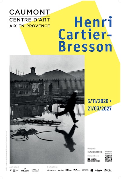 2026 - Affiche - Exposition Henri Cartier-Bresson Aix-en-Provence